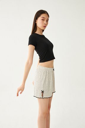 پائین تنه راحتی نباتی زنانه پنبه - الاستین Ecrou - کد 929930649