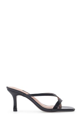 دمپائی مشکی زنانه چرم مصنوعی Nine West - کد 789608904