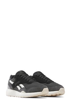 کفش اسنیکر مشکی زنانه چرم اصل Reebok - کد 906376771