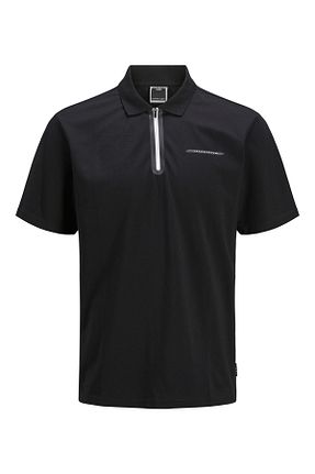 تیشرت مشکی مردانه یقه دوچرخه Jack & Jones - کد 927613001
