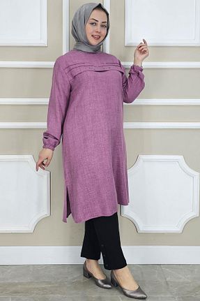 تونیک حجاب صورتی زنانه بافتنی PYS - کد 929930401