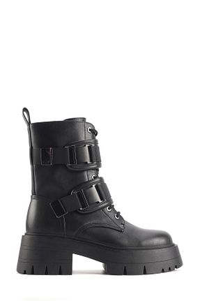 بوت / نیم بوت مشکی زنانه چرم مصنوعی Nine West - کد 858817534