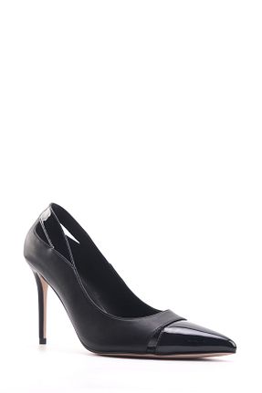 کفش پاشنه بلند کلاسیک مشکی زنانه چرم مصنوعی Nine West - کد 825445470