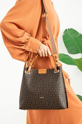کیف دوشی سبز زنانه چرم مصنوعی Just Polo - کد 379190846