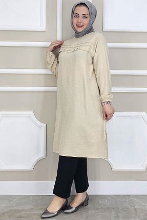 تونیک حجاب طوسی زنانه بافتنی PYS - کد 929930532