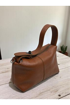 کیف دستی قهوه ای زنانه ابعاد کوچک HFKY - کد 928496110