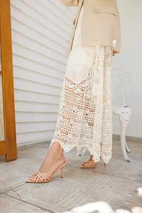 دمپائی طلائی زنانه چرم لاکی carweza - کد 929933181