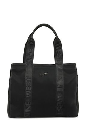 کیف دوشی مشکی زنانه پارچه ای Nine West - کد 896701818