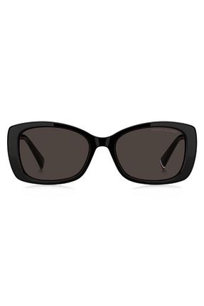 عینک آفتابی مشکی زنانه 54 Tommy Hilfiger - کد 929950205