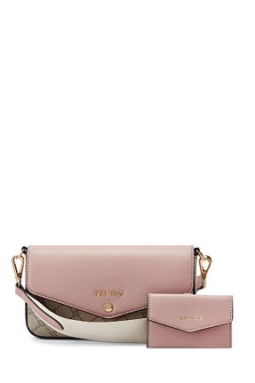 کیف دوشی بژ زنانه Nine West - کد 896701713
