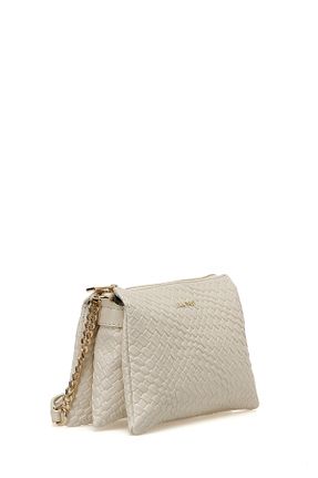 کیف دوشی بژ زنانه پلی استر Nine West - کد 902543796