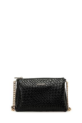 کیف دوشی مشکی زنانه پلی استر Nine West - کد 904262738