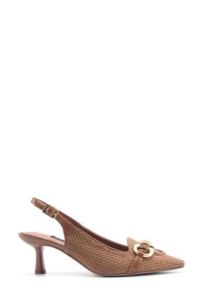 کفش پاشنه بلند کلاسیک قهوه ای زنانه EVA / PVC Nine West - کد 899658019