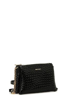کیف دوشی مشکی زنانه پلی استر Nine West - کد 904262738