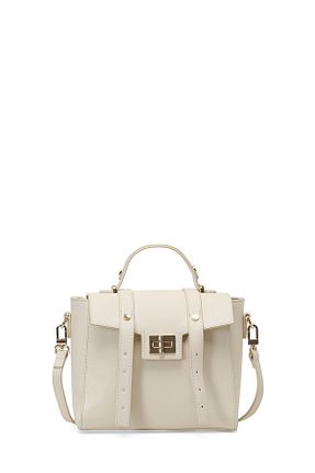 کیف دوشی بژ زنانه چرم مصنوعی Nine West - کد 894015234