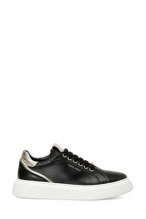 کفش اسنیکر مشکی زنانه چرم اصل Nine West - کد 899658043
