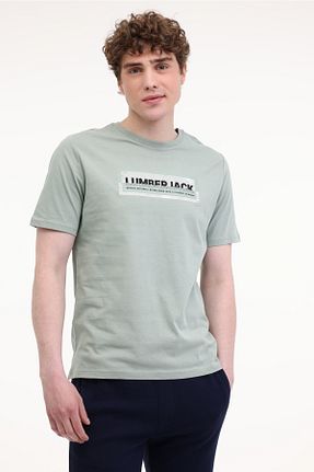 تیشرت سبز مردانه رگولار Lumberjack - کد 927222112