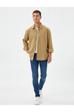 شلوار جین آبی مردانه پاچه سوپر تنگ Koton - کد 750776874