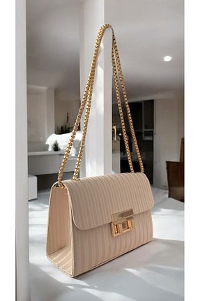 کیف دستی بژ زنانه ابعاد کوچک Mesisa - کد 929962449