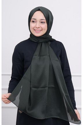 شال خاکی زنانه شیفون EkshiButik - کد 844724552