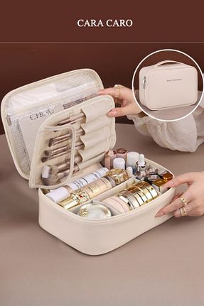 کیف آرایش بژ CARA CARO - کد 929839661