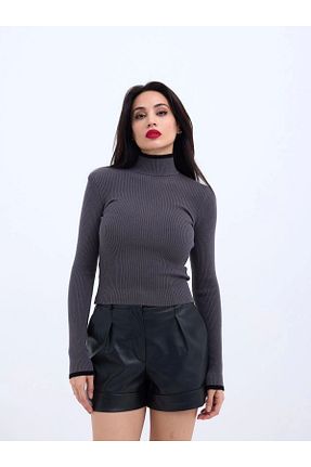 پلیور رنگی زنانه ساده Kaplan - کد 929977295