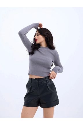 پلیور رنگی زنانه ساده Kaplan - کد 929978314