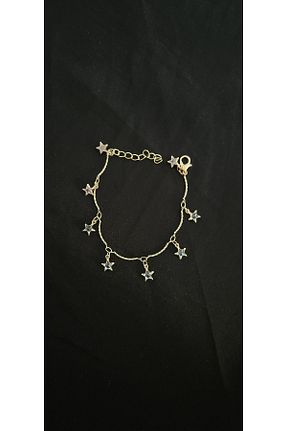 دستبند جواهر زرد زنانه زیرکن MODA - کد 929975406