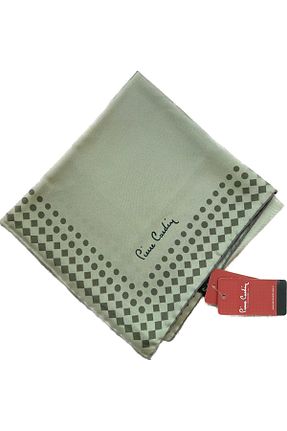 روسری طلائی ساتن Pierre Cardin - کد 472157441