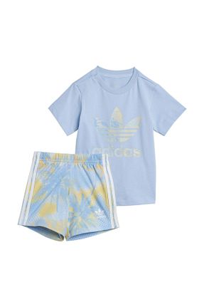 تیشرت آبی بچه گانه رگولار adidas - کد 929987116