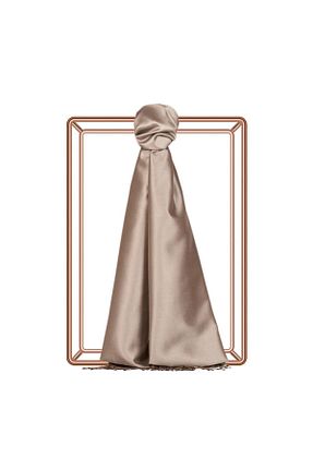 شال طوسی زنانه ابریشم ipekevi - کد 810877086
