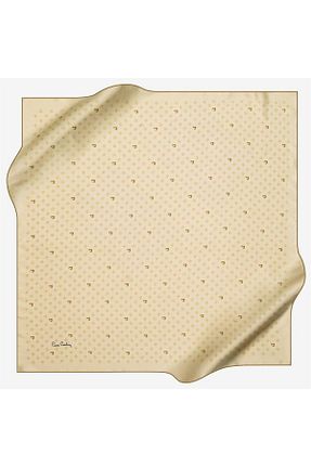 روسری طلائی 90 x 90 Pierre Cardin - کد 402107618