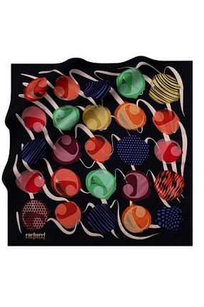 روسری رنگی پلی استر Cacharel - کد 339192687