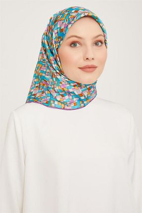 روسری زرشکی ساتن Armine - کد 759632923