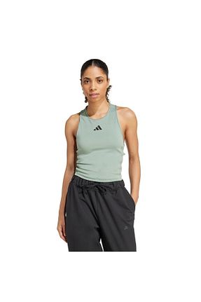 رکابی سبز زنانه بدون آستین adidas - کد 930037042
