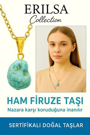 گردنبند جواهر رنگی زنانه سنگ Erilsa - کد 929991425
