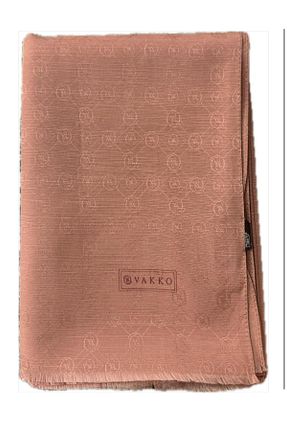 شال صورتی زنانه ابریشم Vakko - کد 929994883