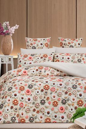 روتختی دونفره بژ پنبه ای Sheri Home Tekstil - کد 929996017