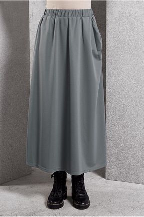 دامن حجاب طوسی زنانه رگولار Alvina - کد 875374383