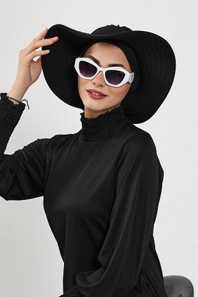 کلاه شنای حجاب مشکی Aisha