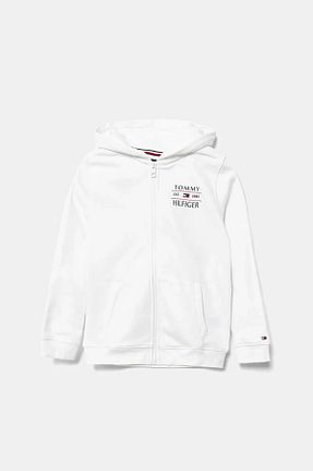 سوئیشرت سفید بچه گانه چاپی Tommy Hilfiger - کد 930062897
