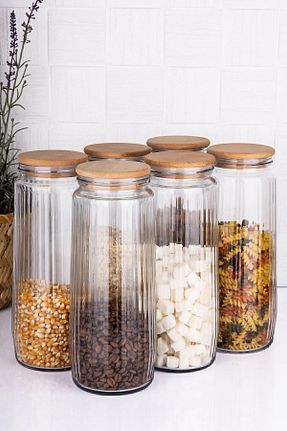 ظرف نگهداری قهوه ای شیشه Mutfak Köşesi - کد 930029915