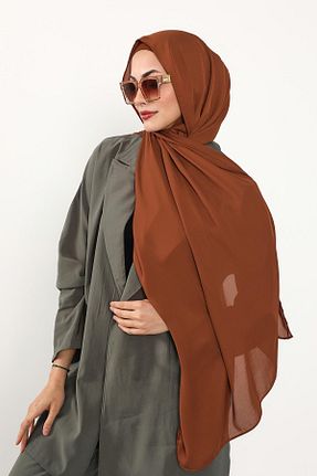 شال نارنجی زنانه Aisha
