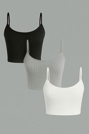 بلوز طوسی زنانه ساده ÖZ PAMUK - کد 929028448