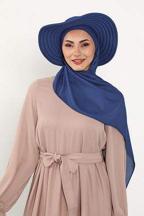 شال سرمه ای زنانه Aisha