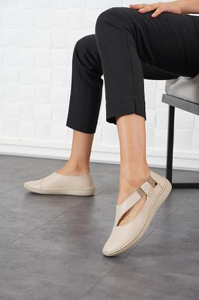 بابت بژ زنانه چرم خالص Moda Pie - کد 859112133