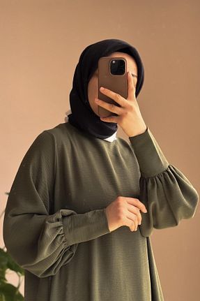 ست بالاتنه و پائین تنه حجاب سبز زنانه رگولار ANDE - کد 930035386