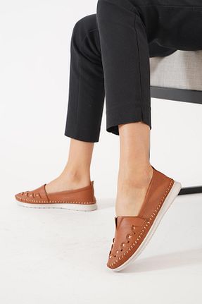 بابت قهوه ای زنانه چرم خالص Moda Pie - کد 812680788