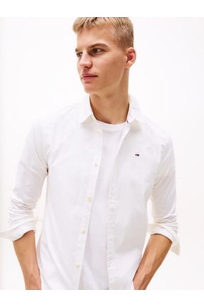 پیراهن سفید مردانه اسلیم فیت Tommy Hilfiger - کد 292869255