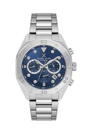 ساعت مچی طوسی مردانه 43 میلی متر Daniel Klein - کد 930129645